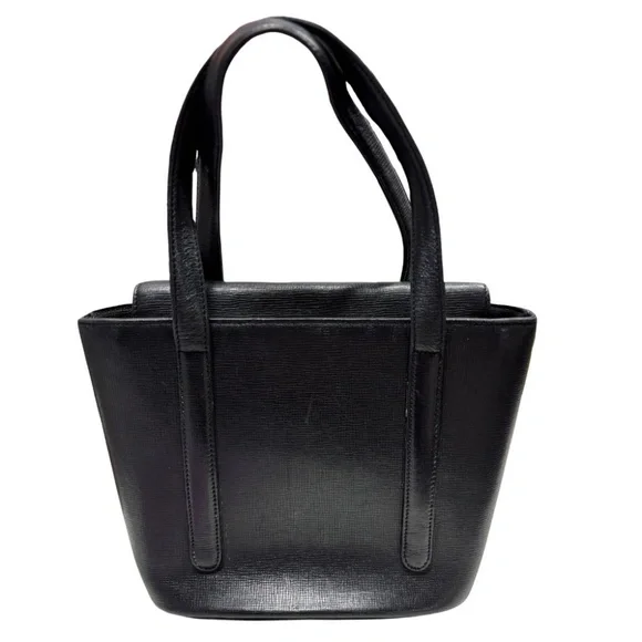 MCM Mini Leather Bucket Tote in Black - Picture 2 of 4